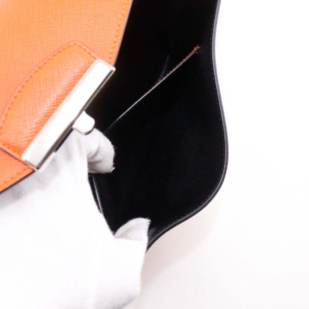 PRADA Red Saffiano Shoulder Bag - Picture 9 of 16